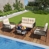 Tangkula Patio Furniture Set