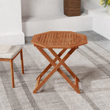 Tangkula Outdoor Folding Patio Table