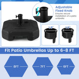 Tangkula Heavy Duty Outdoor Umbrella Weights with Handle