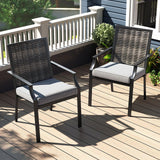 Tangkula Patio Wicker Chairs