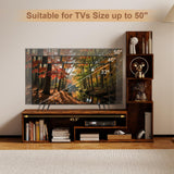 Tangkula Bookshelf TV Stand for TVs up to 50 Inch
