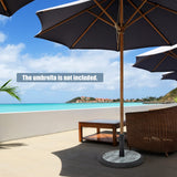 19 Inch Round Umbrella Base - Tangkula