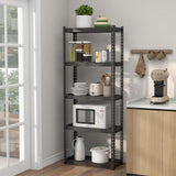 Tangkula 5-Tier Garage Storage Shelves, Heavy Duty Metal Storage Shelving Unit, 27.5" L x 12" W x 66" H
