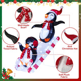 Tangkula Lighted Christmas Decoration Penguins