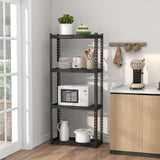 Tangkula 4-Tier Garage Storage Shelves for Warehouse Kitchen Pantry Basement, 27.5" x 12" x 60"