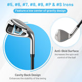Tangkula 12 Pieces Golf Club Set for Men