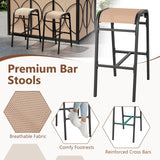 Tangkula 6.5 x 4 x 8 FT Grill Gazebo Set