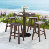 Tangkula Patio Bar Stools Set of 2/4
