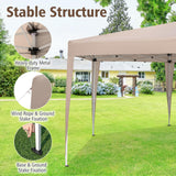 Tangkula 13x11.5 FT Hexagonal Pop Up Canopy with 6 Legs and Carry Bag