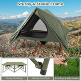 Tangkula 2 in 1 Tent Cot for Outdoor Hiking