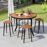 Tangkula Half Round Folding Event Table