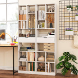 Tangkula 71” Tall Bookcase with Drawer for Living Room
