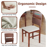 Tangkula Dining Table Set for 4