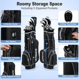 Tangkula Men's Complete Golf Clubs Set Golf Club Package Set