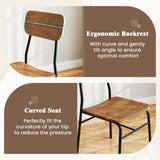 Tangkula Dining Table Set for 4