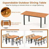 Tangkula 7-Piece Patio Dining Set