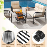 Tangkula Patio Furniture Set