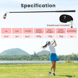 Tangkula #7 Iron Single Golf Club for Women, Head Cover for Right Handed Golfers, 36.5 Inch
