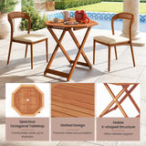 Tangkula Outdoor Folding Patio Table