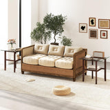 Tangkula Square Glass Side Table