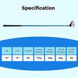 Tangkula 165CC Junior #3 Fairway Wood for Kids(Ages 11-14)