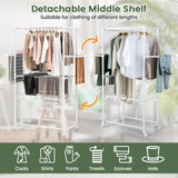 Tangkula Foldable Clothes Drying Rack