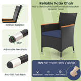 Tangkula 9 PCS Patio Dining Set for 8