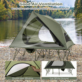 Tangkula 2 in 1 Tent Cot for Outdoor Hiking