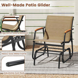 Tangkula Patio Glider Chair