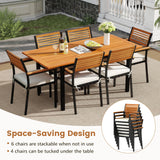 Tangkula 7-Piece Patio Dining Set