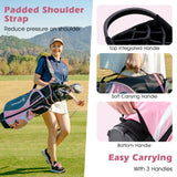 Tangkula 12 Pieces Women’s Complete Golf Club Set Right Hand, Golf Club Package Set with 460CC