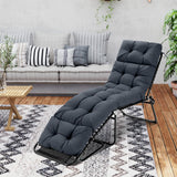 Tangkula  73 x 22 Inch Patio High Back Recliner Cushion with 4 String Ties