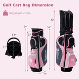 Tangkula 12 Pieces Women’s Complete Golf Club Set Right Hand, Golf Club Package Set with 460CC