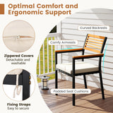 Tangkula 7-Piece Patio Dining Set