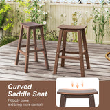 Tangkula Patio Bar Stools Set of 2/4