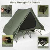 Tangkula 2 in 1 Tent Cot for Outdoor Hiking