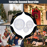 Tangkula 3 Pack Christmas LED Light Balls for Tree