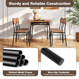 Tangkula Dining Table Set for 4