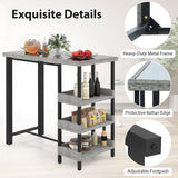 Tangkula 43.5” Outdoor Bar Table