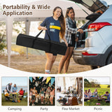 Tangkula 13x11.5 FT Hexagonal Pop Up Canopy with 6 Legs and Carry Bag