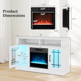 Tangkula Fireplace TV Stand for 40 Inch TV