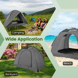 Tangkula 2 Person Portable Off Ground Elevated Camping Tent with Cot