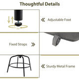 Tangkula Outdoor Wicker Swivel Bar Stools Set of 2/4