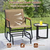 Tangkula Patio Glider Chair