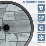 19 Inch Round Umbrella Base - Tangkula