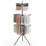 Tangkula 3-Tier Portable and Foldable Drying Rack 70"H with 32 Rods