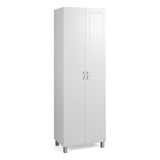 Tangkula 73.5 Inches Tall Storage Cabinet with Double Door, Freestanding Pantry Cabinet with Adjustable Shelf & Anti-tilt Design