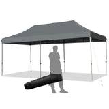 10' x 20' Pop Up Canopy Tent, Easy Set-up Outdoor Tent Commercial Instant Shelter