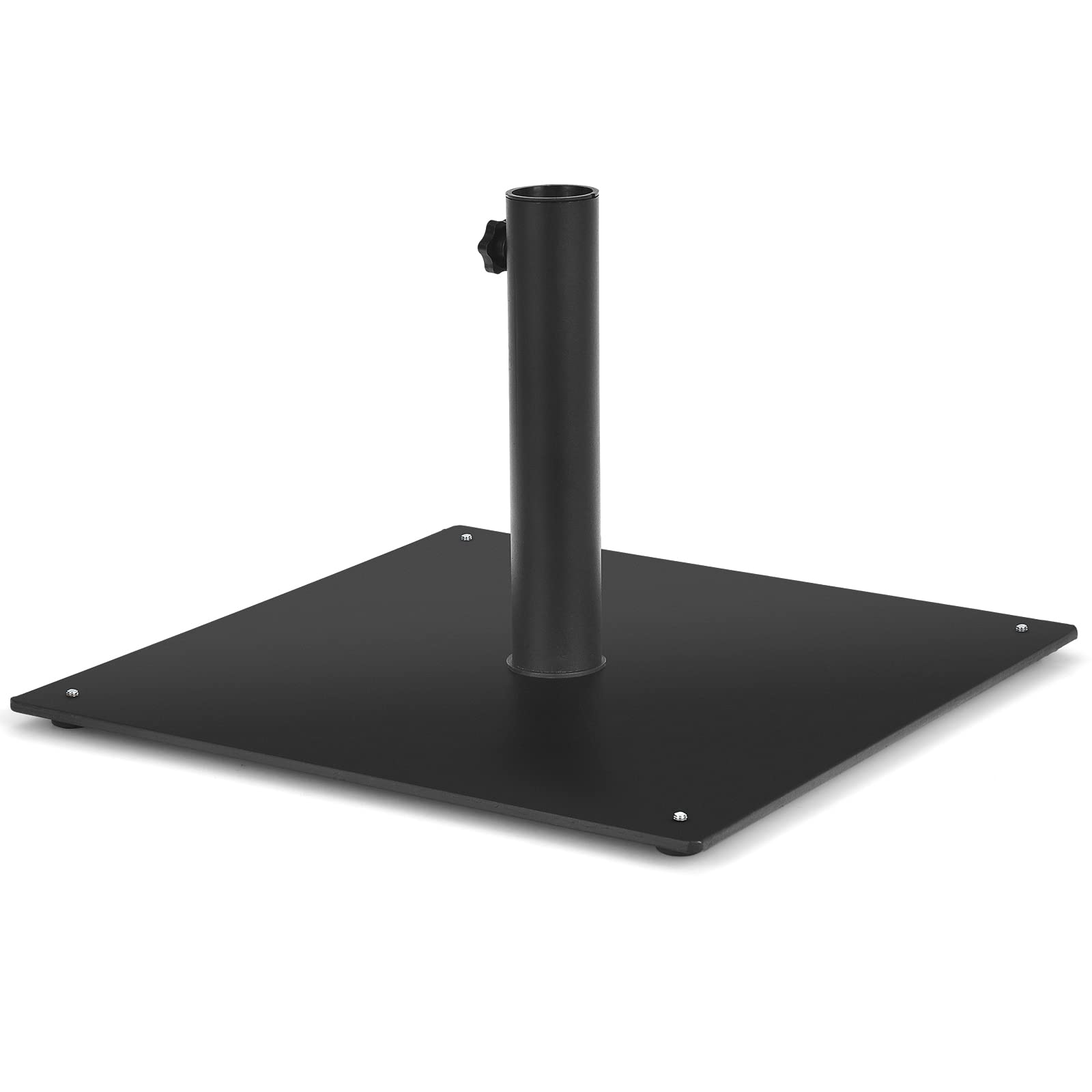 heavy umbrella stand patio Tangkula 35 LBS Patio Umbrella Base, 20 Inches Heavy Duty Umbrella Stand, Square Umbrella Base