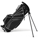 Tangkula Golf Stand Bag for Men & Women, Golf Carry Bag with 6 Way Divider Carry Organizer Pockets Storage